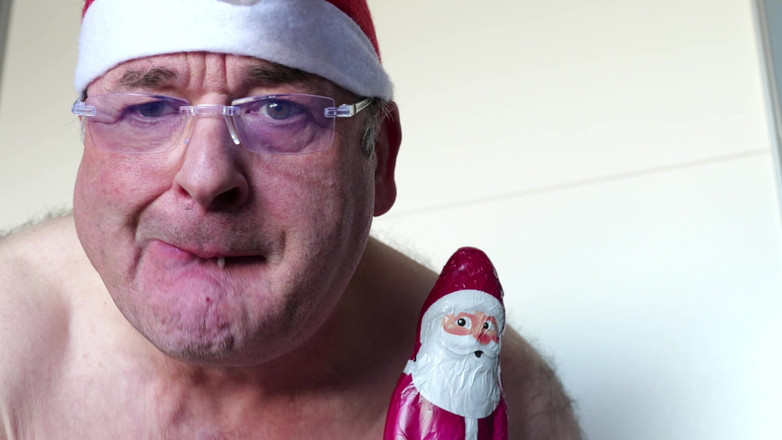 Claus Noord: Feliz Natal. Esperma Espirrando E Lambendo Com Claus Noord