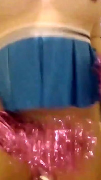 Naked Horny Asian Cheerleader Dance to Music Video