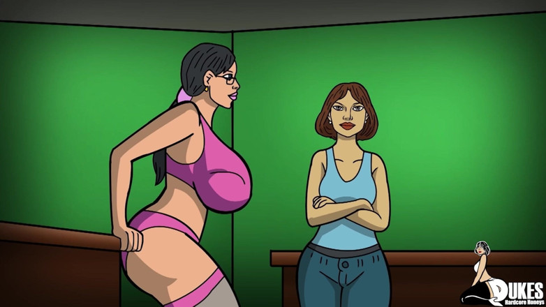 Dukes Hardcore Honeys: Girl on girl take BBC and love every inch of...