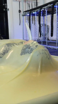 Vacbed Squirting: Mistressae hat Spaß mit tranluscent Vacbed und Vacbed