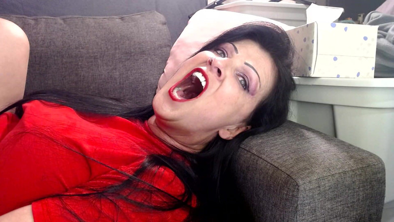 Abby Anna: Laying Down so Tired Yawn Time