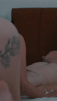 Step Mom Waiting Husband, but Shares Bed with Step Son Till Huge Facial After Unexpected Cum Inside