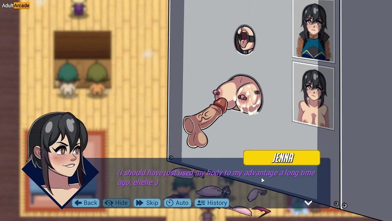 LewdArcade: Третий кризис, порно игровая галерея [часть 02] Jenna - таунхолл секс-сеансы, коллекция