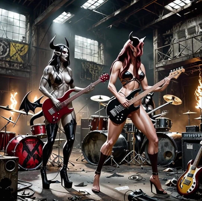 Horny van stevie: Video Muzik Kugiran Metal Succubus