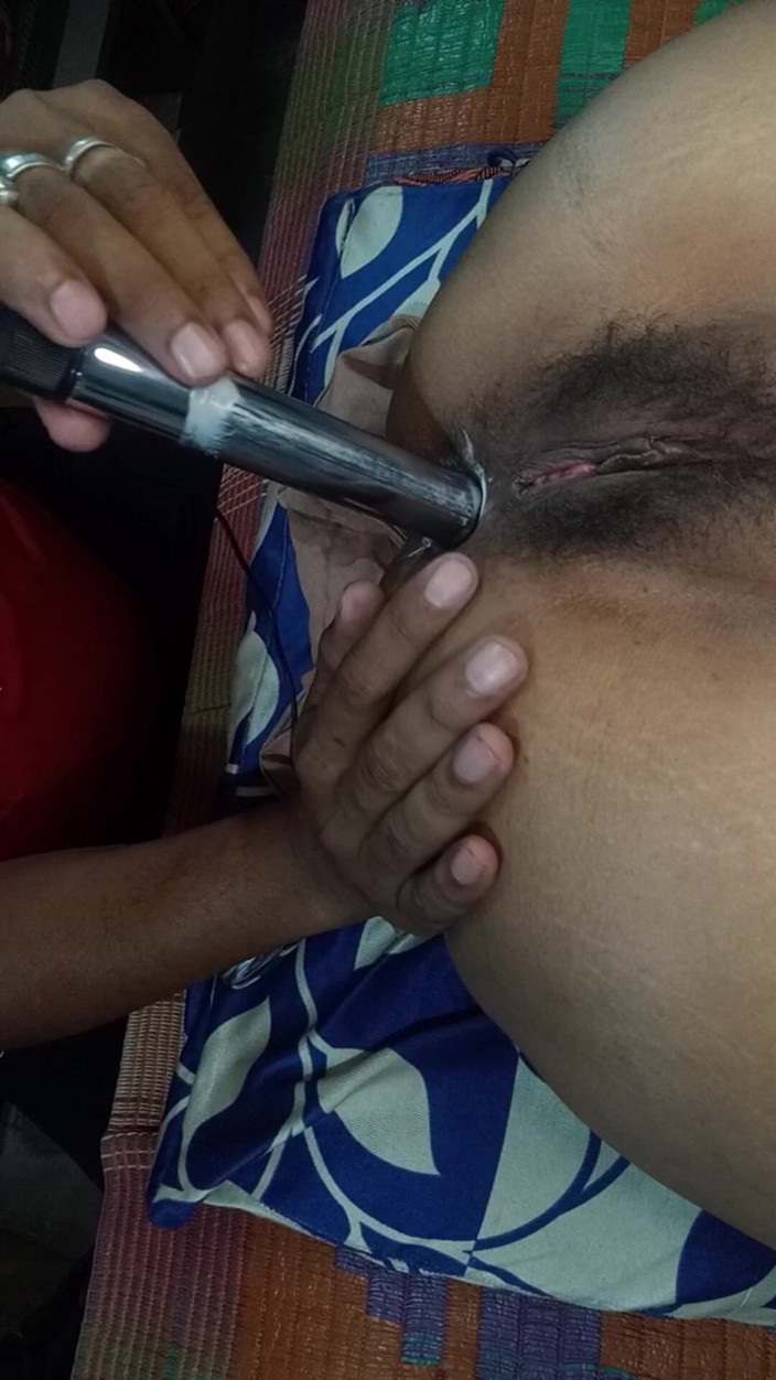 Real Couple 203: Try to Inserted Anal Plug, Vibrator and His Tongue in...