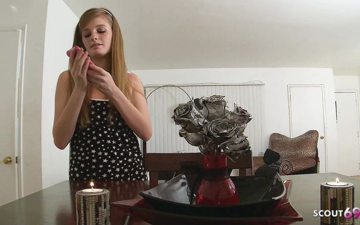 Full porn collection: Skinny Teen Faye with Stocking Fucked in the Kitchen by...