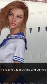 Futa Dating Simulator 3 Ruby Is Teasing Him with Her Sexy College Outfit