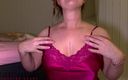 Project fun diary: Curvy Wife with Bubble Butt in Pink Satin Nightwear Used...