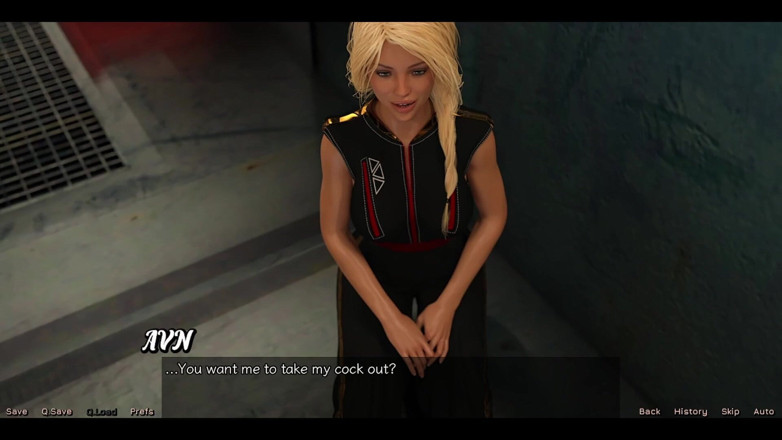 AVN Teller: Stranded in Space - Blonde Virgin 18 Year Old Deepthroating My Cock