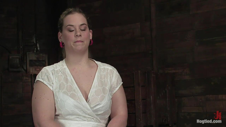 Hogtied by Kink: Tough Bitch. Sabrina Wolf in a Back Breaking Bondage Session