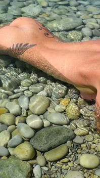 My Sexy Beauty Is Sunbathing on a Nudist Beach
