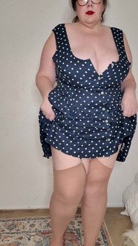 Sexy velká krásná milfka v Punčochách a Punčochách