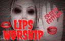 Goddess Misha Goldy: Lip worship: creepy edition!