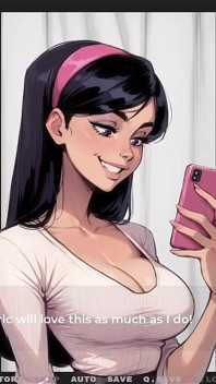 Mijn nieuwe vriendin [ Taboe hentai-spel ] Aflevering 35 Mijn vriendin houdt ervan haar latex lingerie aan oudere mannen te laten zien!