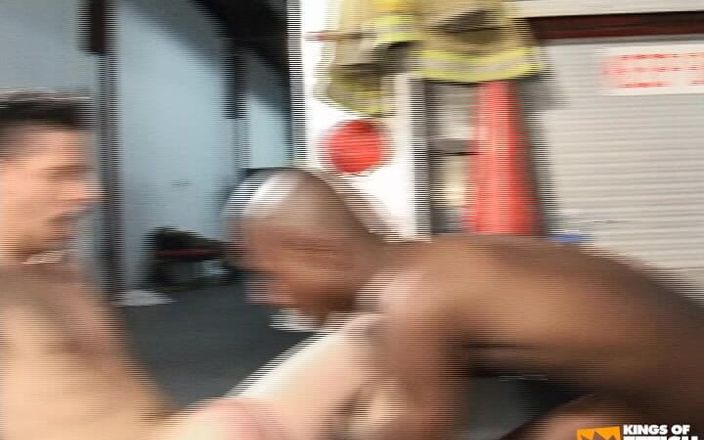 Gay Diaries: Black and White Firemen Fuck Their Mouths and Asses at...
