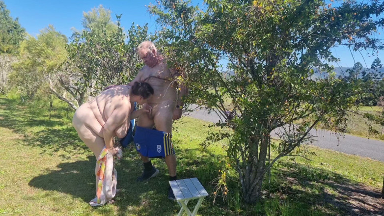 WeAreFukBunnies: Nervous Wife, Risky Roadside Blowjob
