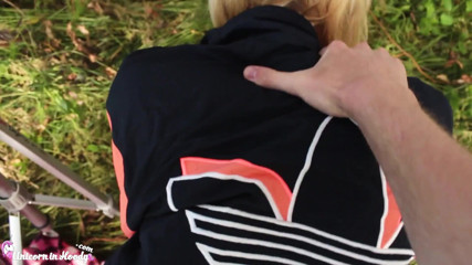 Unicorn In Hoodie: Classmate passionate fuck college girl in the forest - outdoor