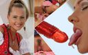 Alpgirls: Petite Blonde and Hairy Oktoberfest Girl Gets Undressed and Masturbates...