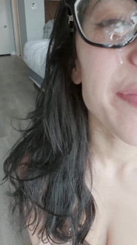 POV Naughty Maid Deepthroat Blowjob Wild Cowgirl Ride on Her Knees Facial! Alexa Chains