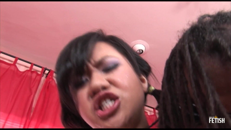 Kings Of Fetish: Petite asian teenie hammered by a big black cock
