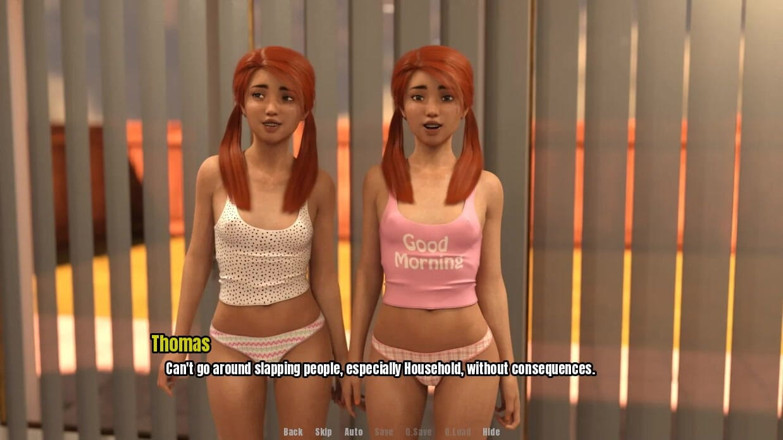 XXX Games Bunk: Grandma's House - Gameplay - Roleplay - Stepsisters Gets Spanked