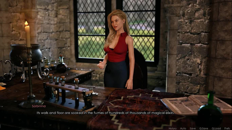 Dirty GamesXxX: 정욕 아카데미 : 물약에 대한 나의 첫 번째 클래스. 18화