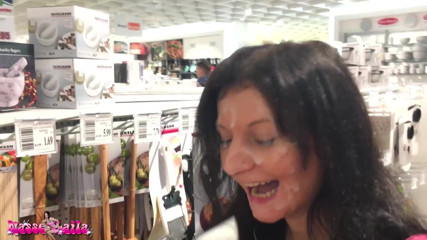 Laila Banx: Banged in the furniture store - cumwalk extreme
