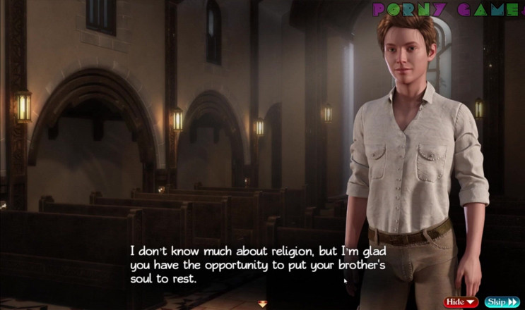 Porny Games: Treasure of Nadia - Eating pussy on the church's altar (1/4)