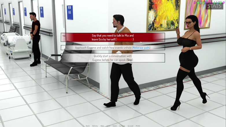 Porny Games: Medical Special Care by 10ki - Blowjob in the Hospitall, Coccys Check 6