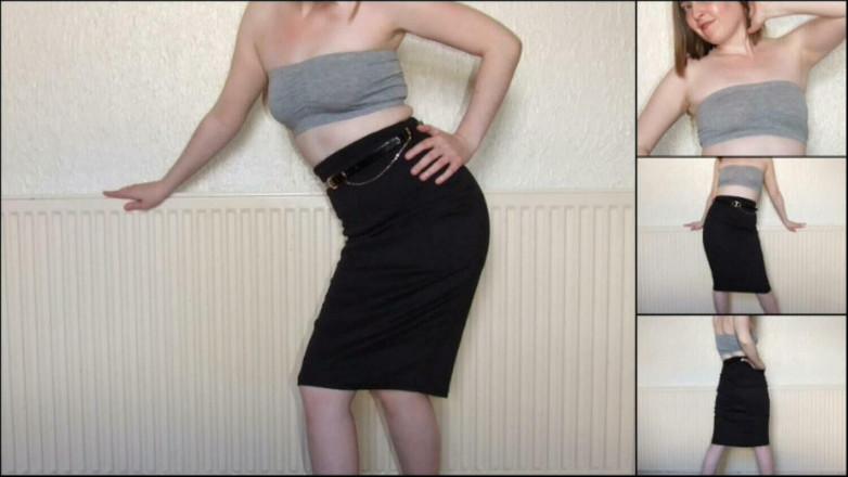 Littlevixen: Haley Pózuje v tužkové sukni a vysokých podpatcích