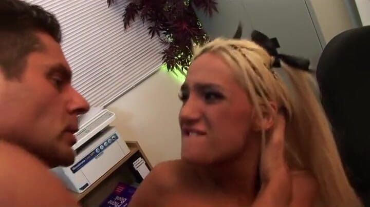 CBD Media: Gorgeous blonde employee with big ass and huge tits gets...
