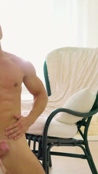 Sexy Muscle Stud Jerking off