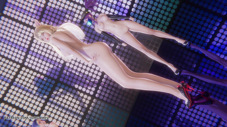 3D-Hentai Games: [mmd] Kara - Langkah (5p) Ahri Seraphine Akali Kaisa Evelynn Dance League...