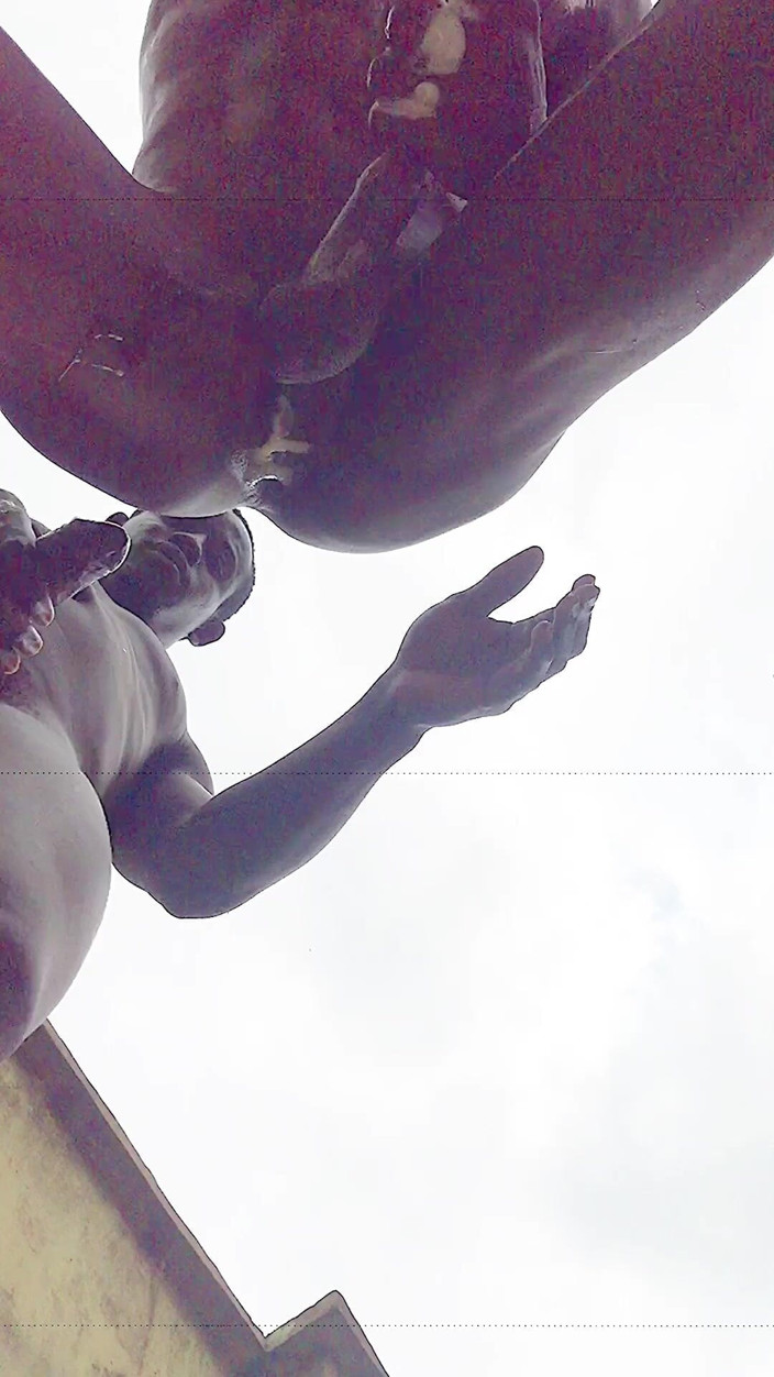 Sexylary: BBC Black Bareback Hot Threesome Gang Fuck Outdoor
