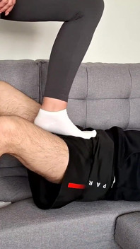 Ballbusting Session Socks #1: Kicking, Slapping & Squezezing