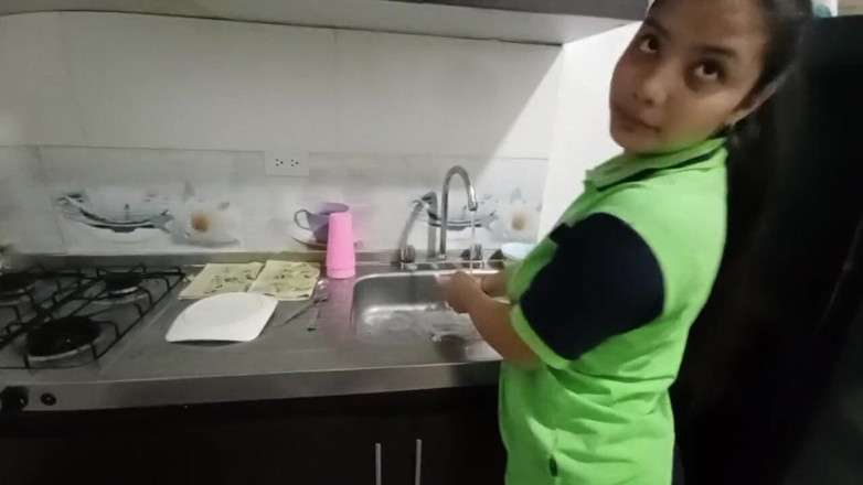 mackencie29: Hot Maid Waiting for Me in the Kitchen - My Small...