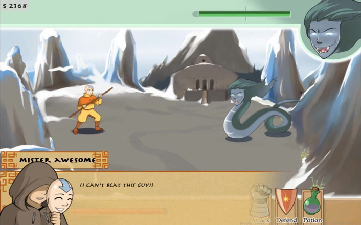 Cartoon Play: Addestramento a quattro elementi parte 15 (Libro 1 acqua) (Percorso dello schiavo)