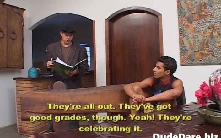 DudeDare: Prof fucks his poor male student in the ass for...