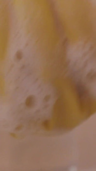 My Stepsister in Yellow Dishwashing Gloves Takes a Bath with a Dildo and Lots of White Foam and Soap