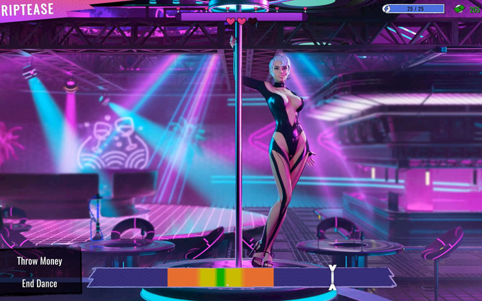 Adult Games by Andrae: 第10話:3つ星ストリッパー完了 - グランド・タイツ・アドベンチャー(ゲームプレイ)