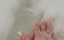 SkorpSolez Production: Enjoying a Bubble Bath.