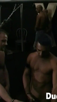 Poor gay sex prisoners thoroughly gangbanged