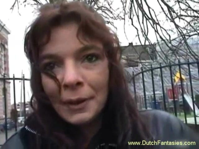 Dutch Fantasies: Gagging The Hot Dutch Brunette MILF