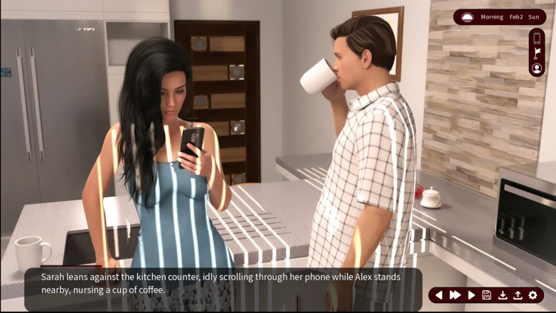 Johannes Gaming: Whispers of Desire 25 Alex ve Sarah seks dükkanına gitti bir şeyler...