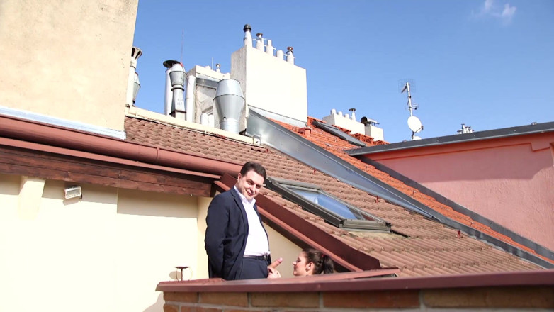 Andrea Dipre Channel: Andrea Dipre i obciąganie na dachu