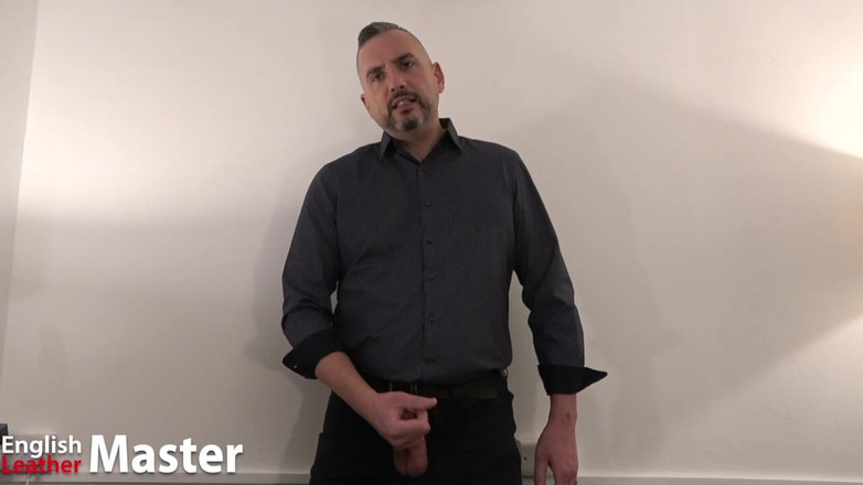 EnglishLeathermaster: Läraren använder onani och ger JOI