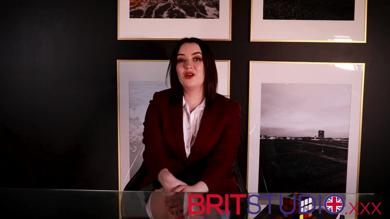 Brit Studio: Teen college girl: stockings &amp; feet JOI