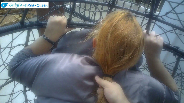 Red Queen: Verträumte kamera-brille, pOV-sex im freien mit schöner rothaariger