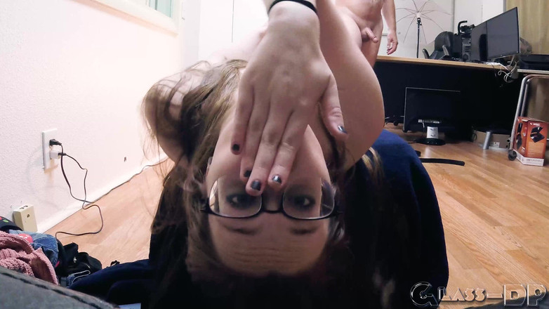 GLASSDP: PAWG Nerd Is a Secret Cock Hungry Slut