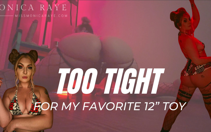 Monica Raye: 大屁股白人美女伸展阴户